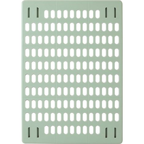 Panneau mural perforé adhésif, organisateur à trous multiples, sans perçage, auto-adhésif, pour cuisine, vert, dalle. (1/5)