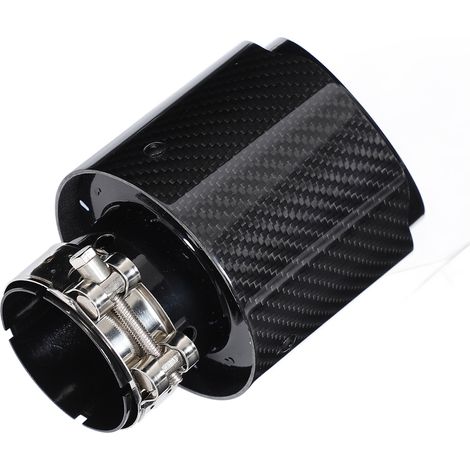 Embout de pot d'échappement universel pour voiture, accessoire de tuning, entrée 63mm, sortie 101mm (1/5)