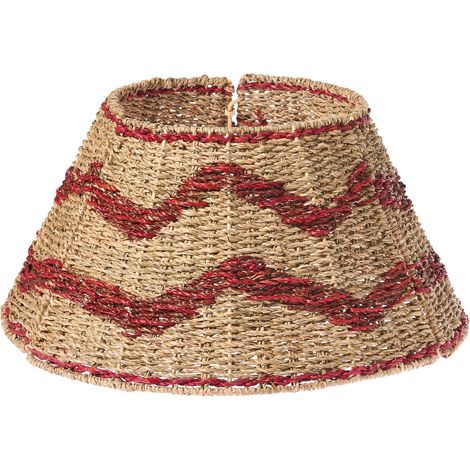 Christmas Tree Collar HIVER Seagrass Red 43 cm