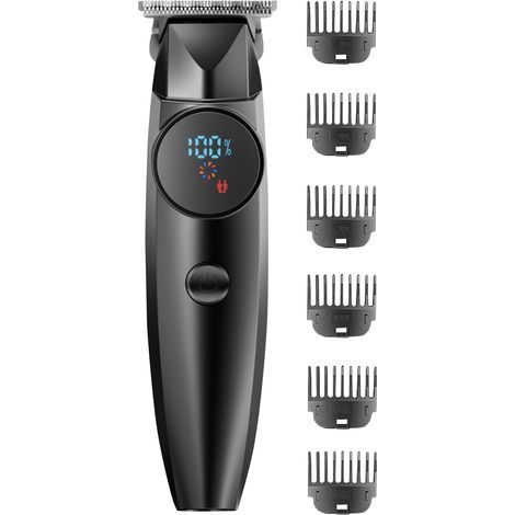 Tondeuse À Barbe Homme Kit Complet Tondeuse Et Coupe-Choux Machine Antidérapante Avec Poignée Ergonomique Pour Taille Cheveux Rasage Personnel (1/5)