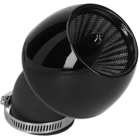 Filtre à Air, Remplacement de Filtre à Air de Moto Noir avec Adaptateur de Connecteur pour Motos à Tuyau de 28 à 48 Mm de Diamètre Intérieur. (1/5)