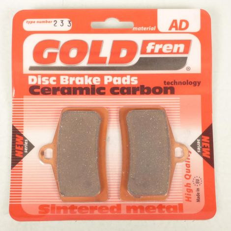 Bremsbelag Gold Fren für Motorrad Motorhispania 125 KN1 AC 2009 (1/3)