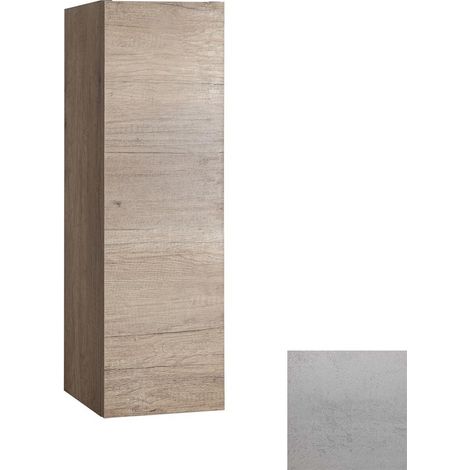 PENSILE CM 20XH.74 AD UN ANTA REVERSIBILE MOD. UNIKA Misura: cm 20x24,5xH.74 Olmo Cemento (1/2)