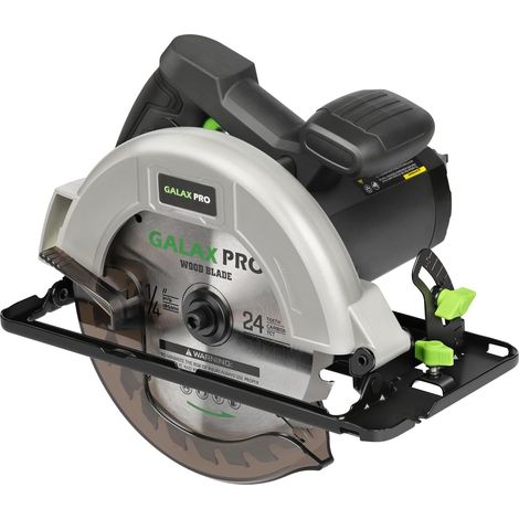 1400W scie circulaire avec 62mm de profondeur et moteur cuivre Lame 185mm incluse Coupe droite et inclinée 0-45° (1/5)
