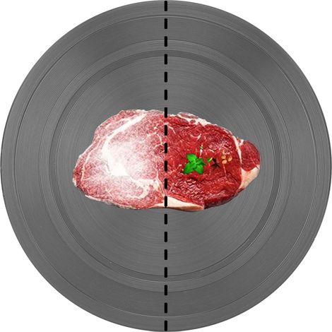 Ej.Life Diffuseur de chaleur pour cuisinière à gaz - Plaque de cuisson à induction ronde anti-adhésive (20 x 0,4 cm) (1/5)