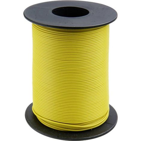 125-S50-3 Fil de câblage 1 x 0.25 mm² jaune 50 m W181882 (1/2)