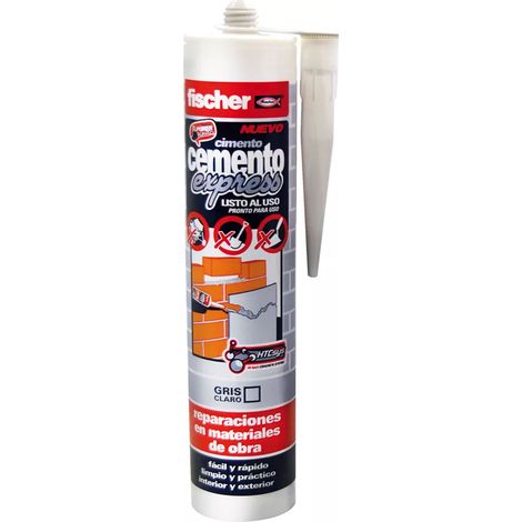 Hellgrauer Schnellzement - 310ml 512352 fischer