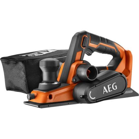 Rabot électrique 18V Brushless 82mm – Profondeur de coupe 2mm – Lame réversible pour bois dur – Compatible avec batteries AEG 18V (1/5)