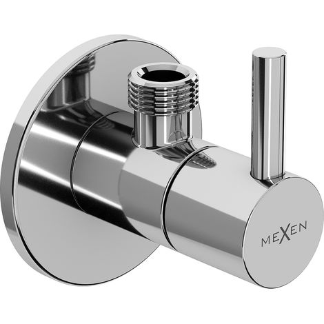 Mexen R2 válvula angular para grifo 1/2"x3/8", cromo - 79972-00 (1/2)