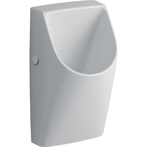 Urinoir sans eau Geberit Renova Plan, sortie encastrée: T:30cm, Sortie:Encastrée, Blanc