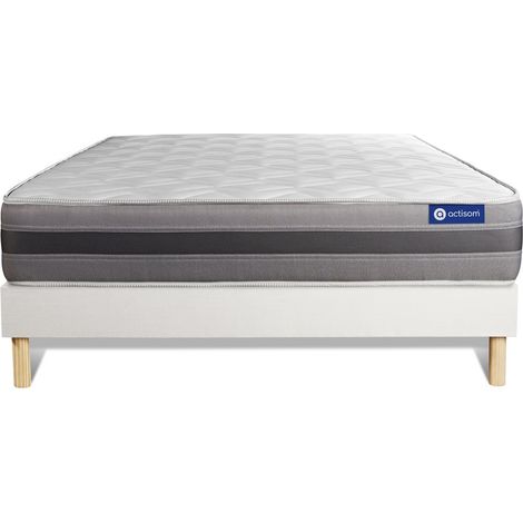 Actimemo relax matratze 160x220cm + Bettgestell mit lattenrost , Härtegrad 3 , Memory-Schaum , Höhe : 24 cm