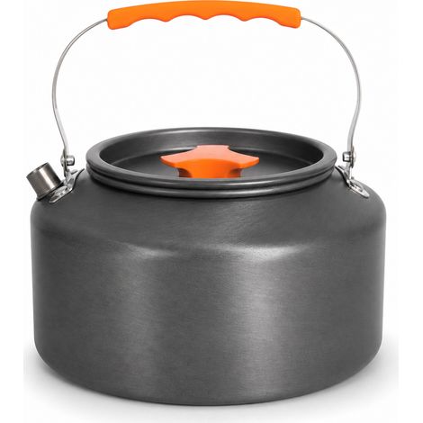 Bouilloire de camping portable 2 L pour café thé randonnée extérieur