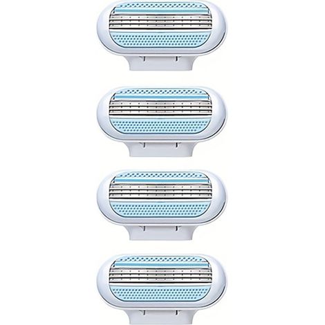 Cuchilla De Afeitar Para Mujer Con Mango Y 16 Hojas Eliminación De Pelos Facial/Pierna/Arbolado Bikini Compatible Con Venus Shaver (1/5)