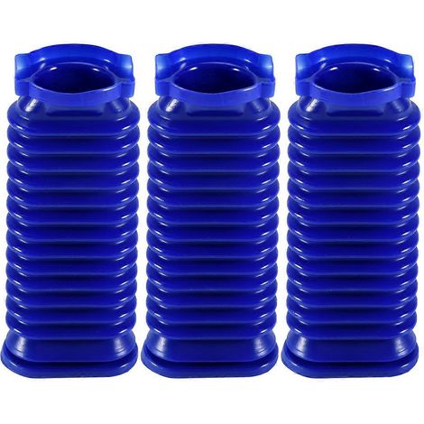 Lot de 3 raccords de tuyau d'aspiration bleus pour aspirateurs V6, V7, V8, V10 et V11 - Pièces de rechange (1/5)