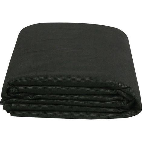 Membrane de contrôle des mauvaises herbes 1M x 1.5M, tissu de contrôle des mauvaises herbes robuste, membrane de couverture du sol, tissu barrière contre les mauvaises herbes stabilisé aux UV, idéal (1/5)