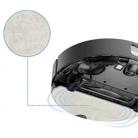 Paquete de 8 almohadillas de repuesto para mopa para aspiradoras robot Dreame D10S, D10S PRO, D9 Max, F9 PRO, almohadillas lavables y reutilizables. (1/4)