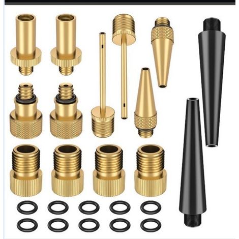 Adaptateur pour pompe à air, lot de 24 unités, pour le raccordement des valves et des accessoires de gonflage.-AquaForge (1/5)