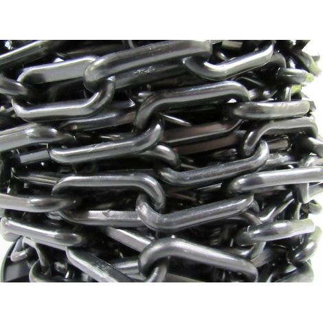 Plastic Safety Barrier Chain Fence 25M 10MM Black (Decorative Garden Drive ) (1/3)