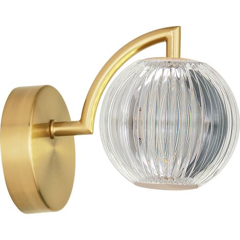 Applique murale LED CCT dorée boule cristal 5W Brillant (1/5)