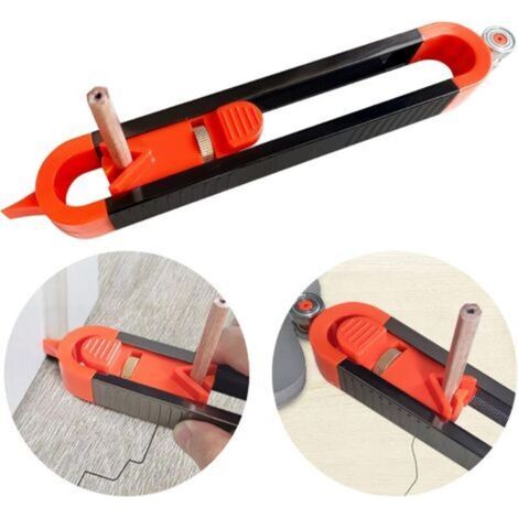 Contour Gauge with Lock, Profile Tool Woodworking Measuring Ruler Irregular Contour Duplicator Gauge Tools, Gift for Carpenter (1/5)