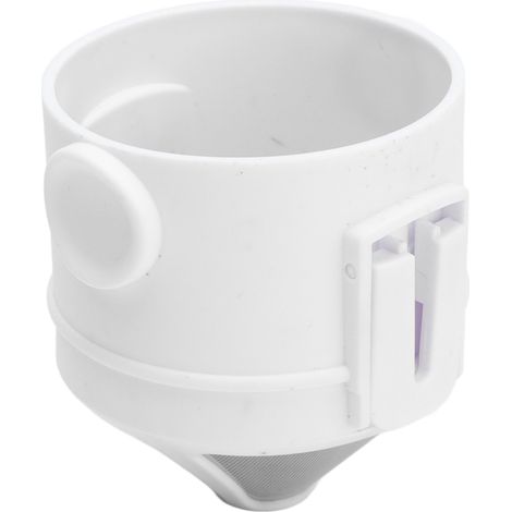 Filtre à Café Portable en Acier Inoxydable, Filtre à Main Pliable pour Café Ultra Fin, Outil de Dégustation Blanc