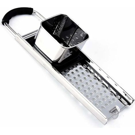 royaluxe - Rabot en INOX, Râpe Grille Passoire 32.5 x 11 x 6.5 cm pour, Cuisine en Acier Inoxydable à Machine à Nouilles Moule à Pâtes Outil de Cuisson