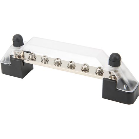 Bloc de distribution électrique 48V 150A barre de bus avec capot bornes M6 vis M4 pour voiture camping-car bateau 6 voies (1/5)