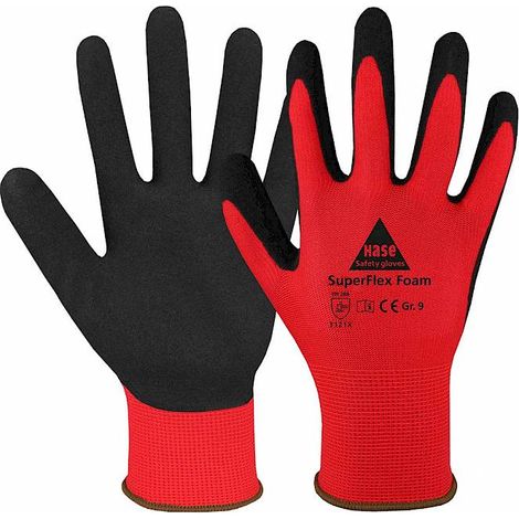 Hase Montagehandschuhe Feinstrick "SuperFlex Foam" 6