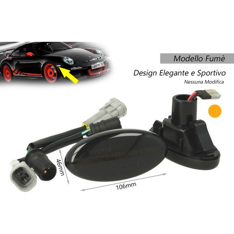 Kit Freccia Laterale a Led Side Marker Dinamica Lente Fume Mazda 2 3 5 MPV OEM GJ6A 51 120E (1/3)