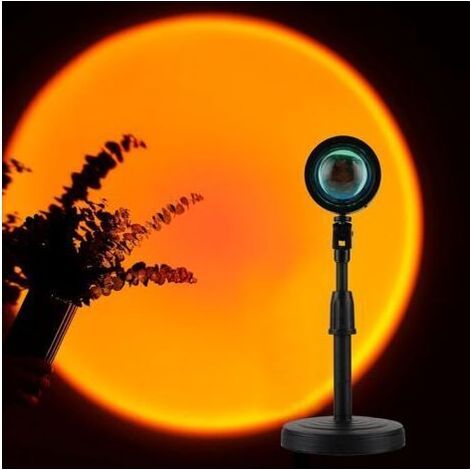 Sunset Lamp Dimmable,lampe Coucher De Soleil La Veilleuse a Une Lumière Ambiante Visuelle Romantique, Ce Qui Est Très Approprié Pour Prendre Des Photos Et Des Vlogs (1/5)