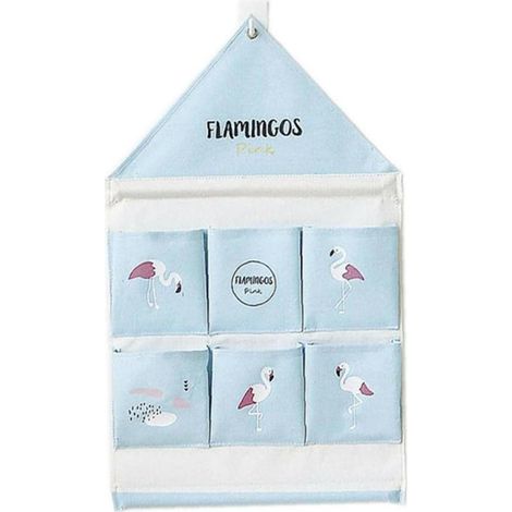 1 Aufbewahrungseinheit – wasserdichtes Material – 6 Taschen – Schlafzimmer – Wandmontage – zum Aufhängen