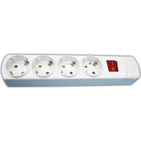 Multibase con interruttore a 4 vie Policarbonato 36.123 Electro DH 8430552128402
