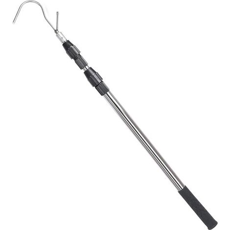 Gancho para escalera de ático y barra telescópica: kit de sistema de apertura que incluye una barra telescópica de 1,7 metros. (1/5)