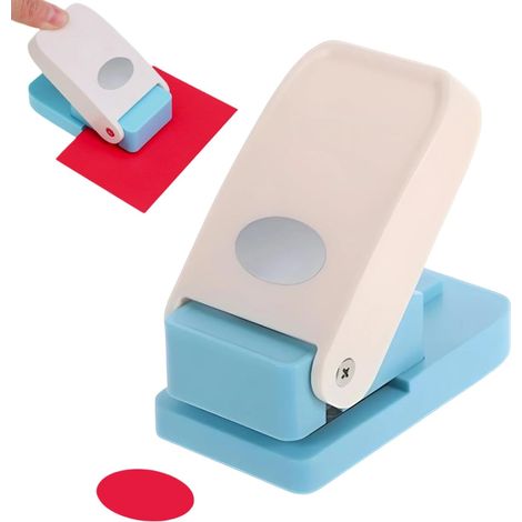 Perforeuse Loisirs Créatifs Pratique Perforatrice Ovale Pour Scrapbooking Perforatrice Loisirs Créatifs pour Cartes Scrapbooking Étiquettes Carnets Planners Papier (1/5)