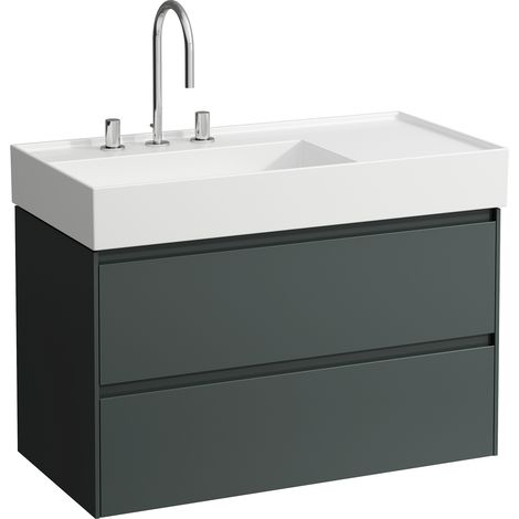 LAUFEN LANI pour Kartell Meuble sous-lavabo, 2 tiroirs, (1/4)
