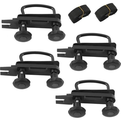 Collier de serrage universel en acier inoxydable pour coffre de toit, kit de montage pour voiture et camion, support en U, accessoires de montage (1/5)