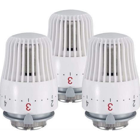 3 pcs Tête Thermostatique M30 x 1,5 Tête de Remplacement (1/3)