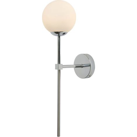 Litecraft Chaya Chrome Touch Sensitive Rechargeable Wall Light 2 Watt Integrated LED (1/5)