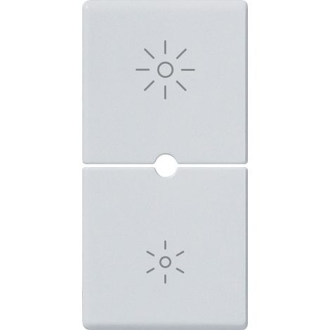 VIMAR - 14755.3.SL Due mezzi tasti 1M dimmer Silver