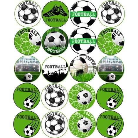 Oblea para muffins, galletas, fútbol wz1