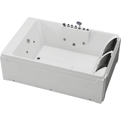 Vasca per balneoterapia - 2 posti - 515 L - 182x122xH62 cm - Angolo destro - THALASSA (1/5)