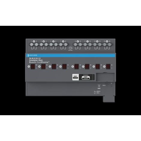 Busch Jaeger Schaltaktor 8fach 16 A SA-M-8.16.2.12 REG
