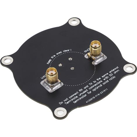 Antenne patch triple alimentation 5,8 GHz, haute précision 9,4 dBi, directionnelle, polarisation circulaire, pour drone de course FPV (1/5)