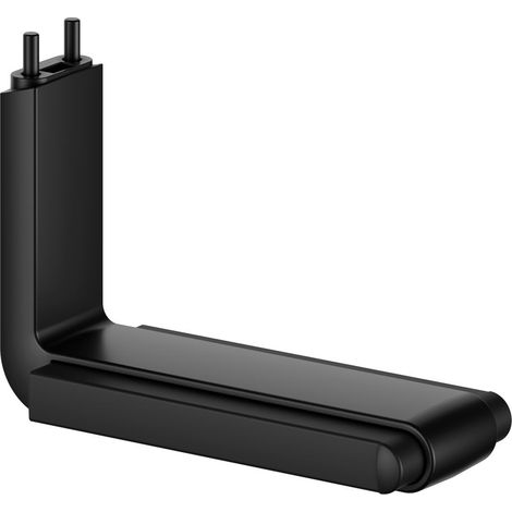 KEUCO AXESS Toilettenpapierhalter für Stützklappgriff 35003 schwarz matt/schwarz (1/5)
