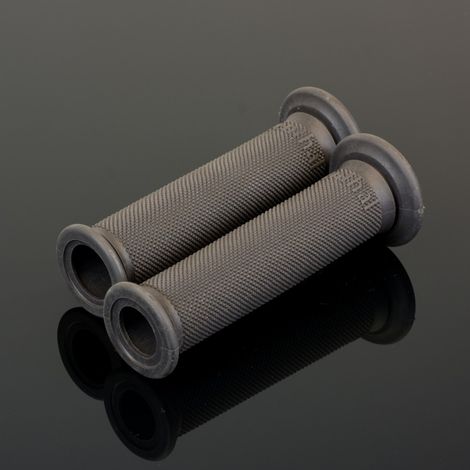 Puños Renthal G149 para carreras en carretera, compuesto único, cortos, firmes, con patrón de diamante completo, dureza OEM, monocomponente, color negro.