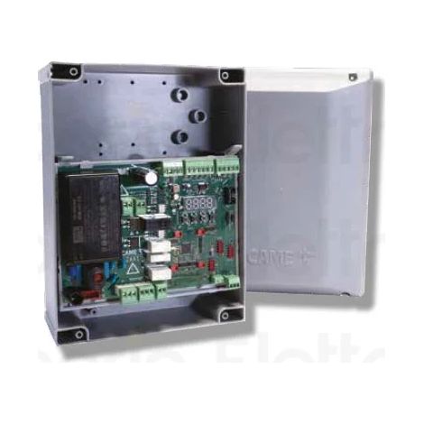 Came – Panneau de commande central 801QA0110 – Pour motoréducteurs 230 V – Affichage programmation et signalisation – Autodiagnostic sécurité (1/3)
