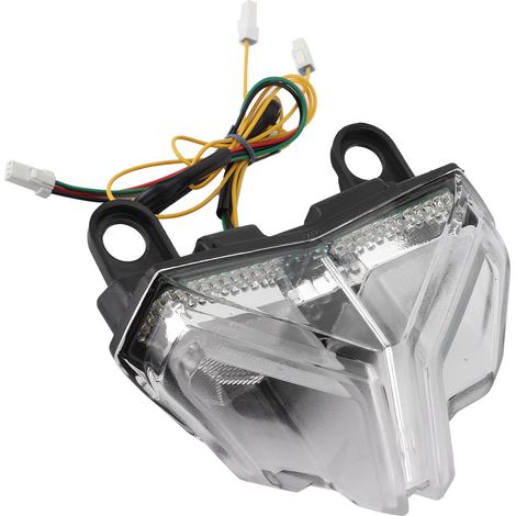 LED-Rücklicht für Motorräder mit Klarglas, Bremslicht/Blinker, kompatibel mit DUCATI 848 1098 1198 2007-2013, integrierte Blinkeroptik (1/5)