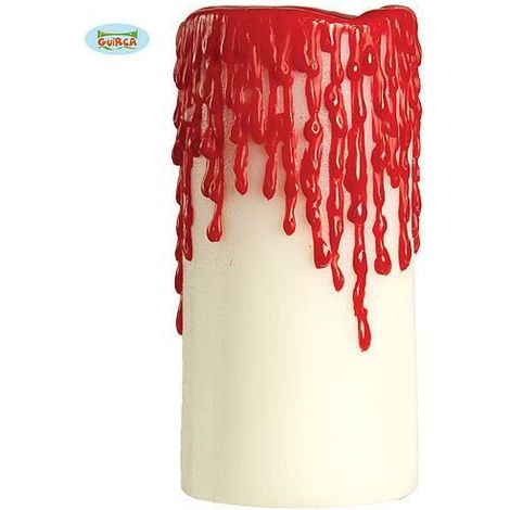 Bougie ensanglantée halloween horreur