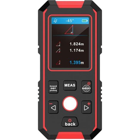 Compteur de puissance à fibre optique portatif Télémètre multifonctionnel NF-518S, mètre professionnel, ruban à mesurer, prend en charge le métal/bois/fil/Distance de détection Testeur de câble à fibr (1/5)