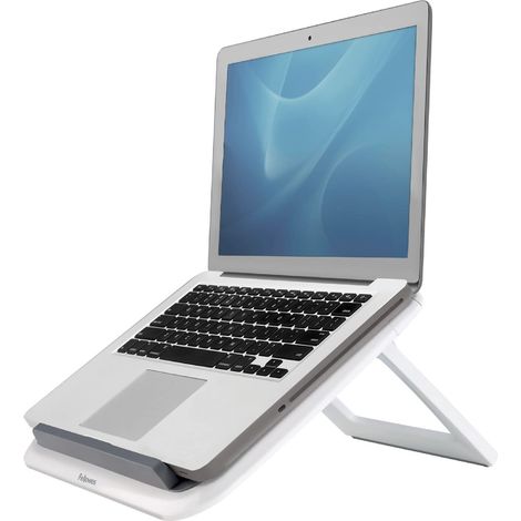 Fellowes 8210101 Supporto pc portatili pieghevole I-SPIRE Series, bianco (1/5)